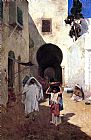 Street Scene, Tangiers by Willard Leroy Metcalf